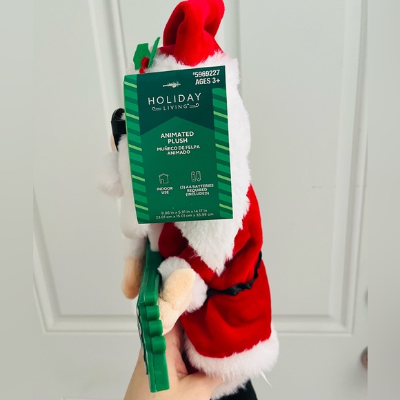 NWT holiday living animated christmas rockin santa plush 🎅🏼🤘🎸 - Picture 5 of 6